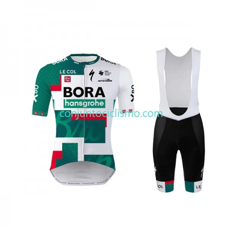 Conjunto Maillot + Culotte Corto con tirantes Bora-Hansgrohe 2022 N002